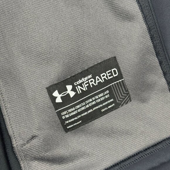 Under Armour Storm Coldgear Infrared Womens S Jacket Navy Zipper Pockets Outdoor - Picture 4 of 11